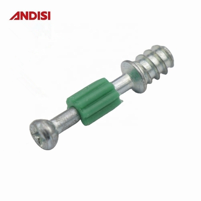 Outras peças de mobiliário Mini Fix Dowel Cabinet Connector Bolt Plastic Self Tapping Screw